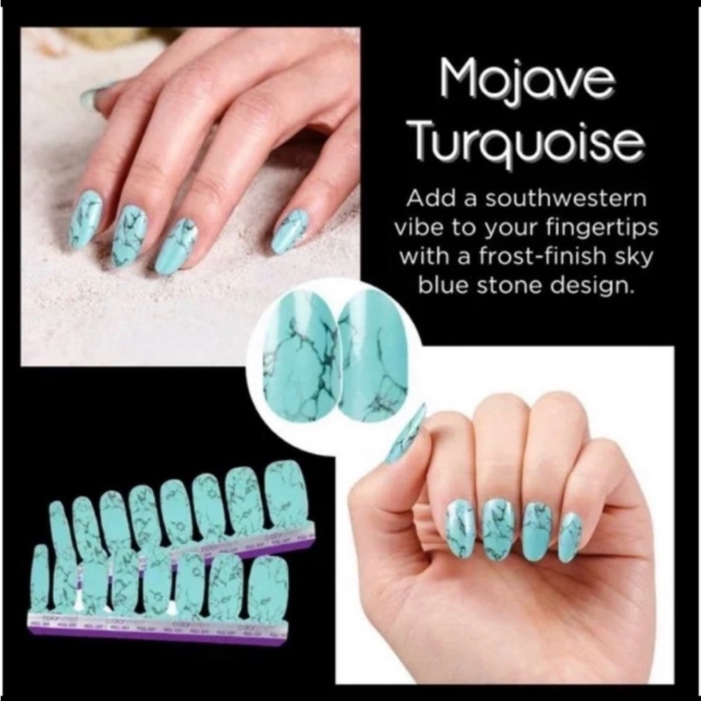 77. COLOR STREET Nail Polish - MOJAVE TURQUOISE - Turquoise - RETIRED